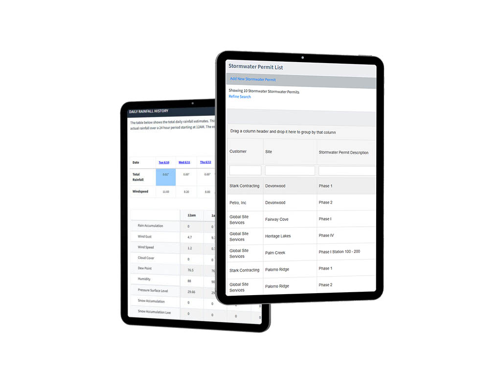 Promax Software displayed on Ipad